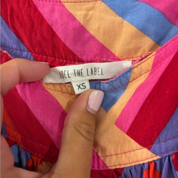 Colorful Geometric Pattern Dress - Picture 2 of 2